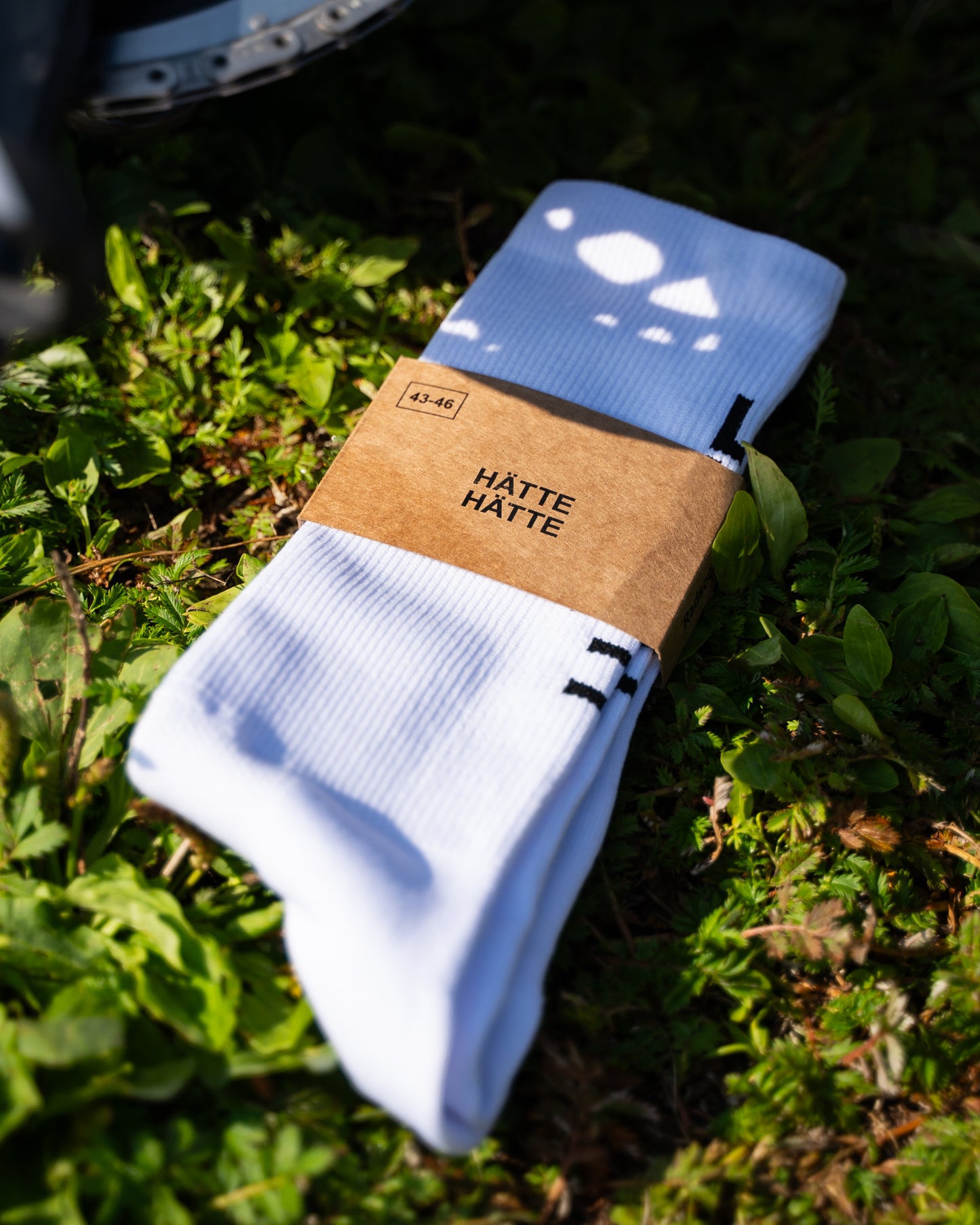 Bike-Socken "Hätte Hätte" weiß