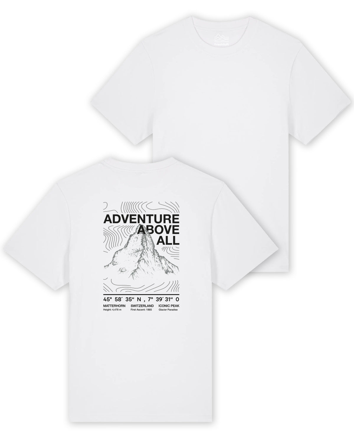 T-Shirt oversized – Matterhorn „Adventure above all”