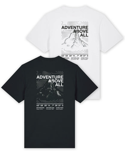 Oversized T-Shirt – Matterhorn „Adventure above all”