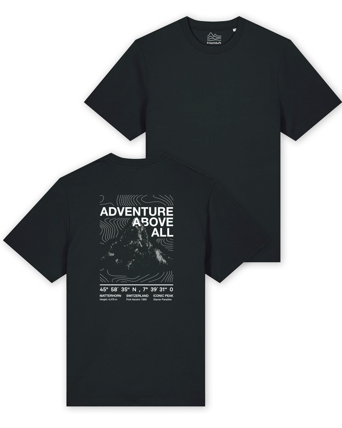 Oversized T-Shirt – Matterhorn „Adventure above all”