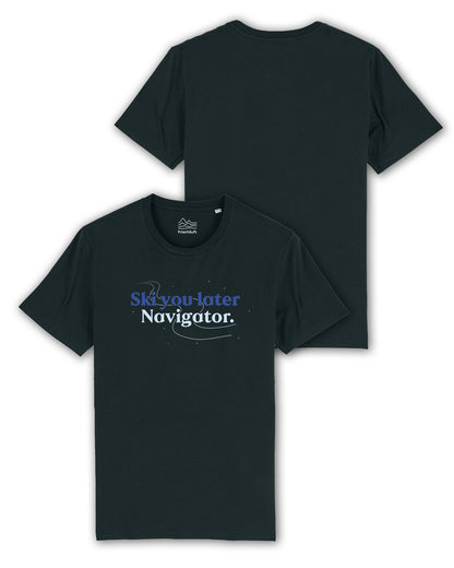 T-Shirt für Ski-Fans – „Ski you later, Navigator!”